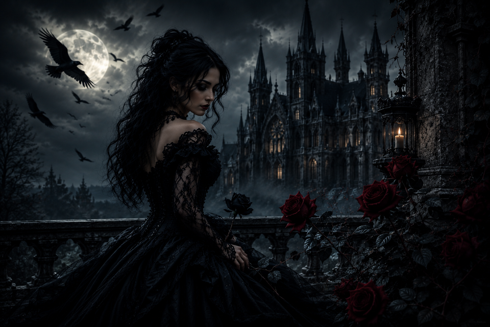 The Moonlit Widow