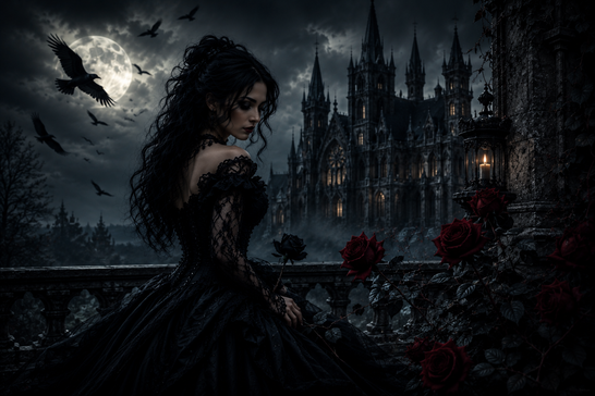 The Moonlit Widow