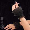 Gothic Lace Lolita Hand Wrist Cuffs Bowknot
