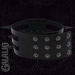 Women Fashion Black Rivet Leather Bondage Spike Goth Choker Necklace