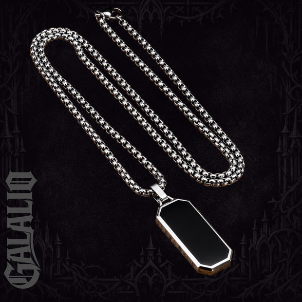 Men Solid Stainless Steel Pendant Necklace