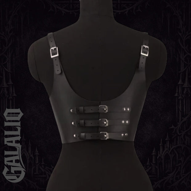 Women Fashion Belt Wide Corset Leather Corselet Harness