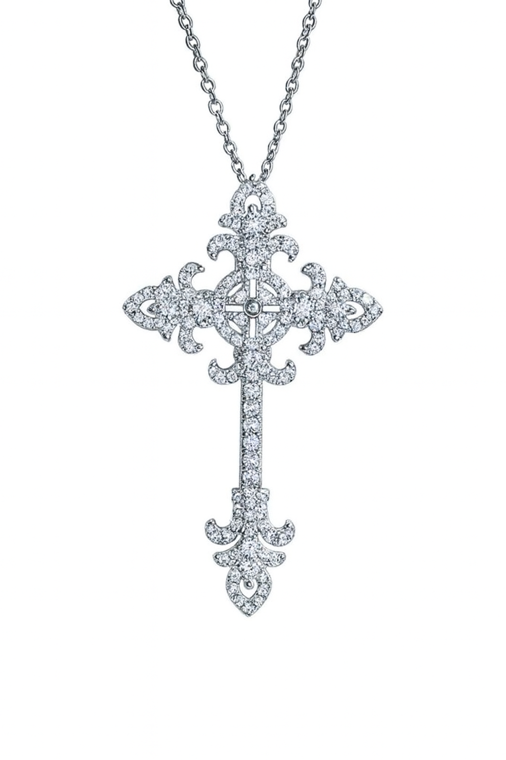 Unisex 925 Sterling Silver Plated Luxury Cross