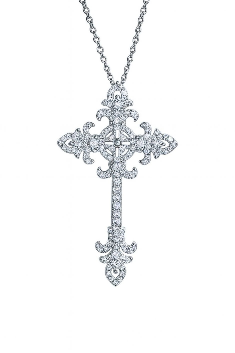 Unisex 925 Sterling Silver Plated Luxury Cross
