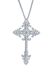 Unisex 925 Sterling Silver Plated Luxury Cross