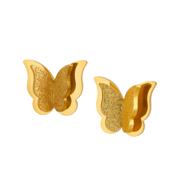 Women Butterfly Earrings Stainless Steel Earring