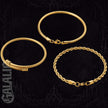 Women 3Pcs/Set Stainless Steel Bracelet