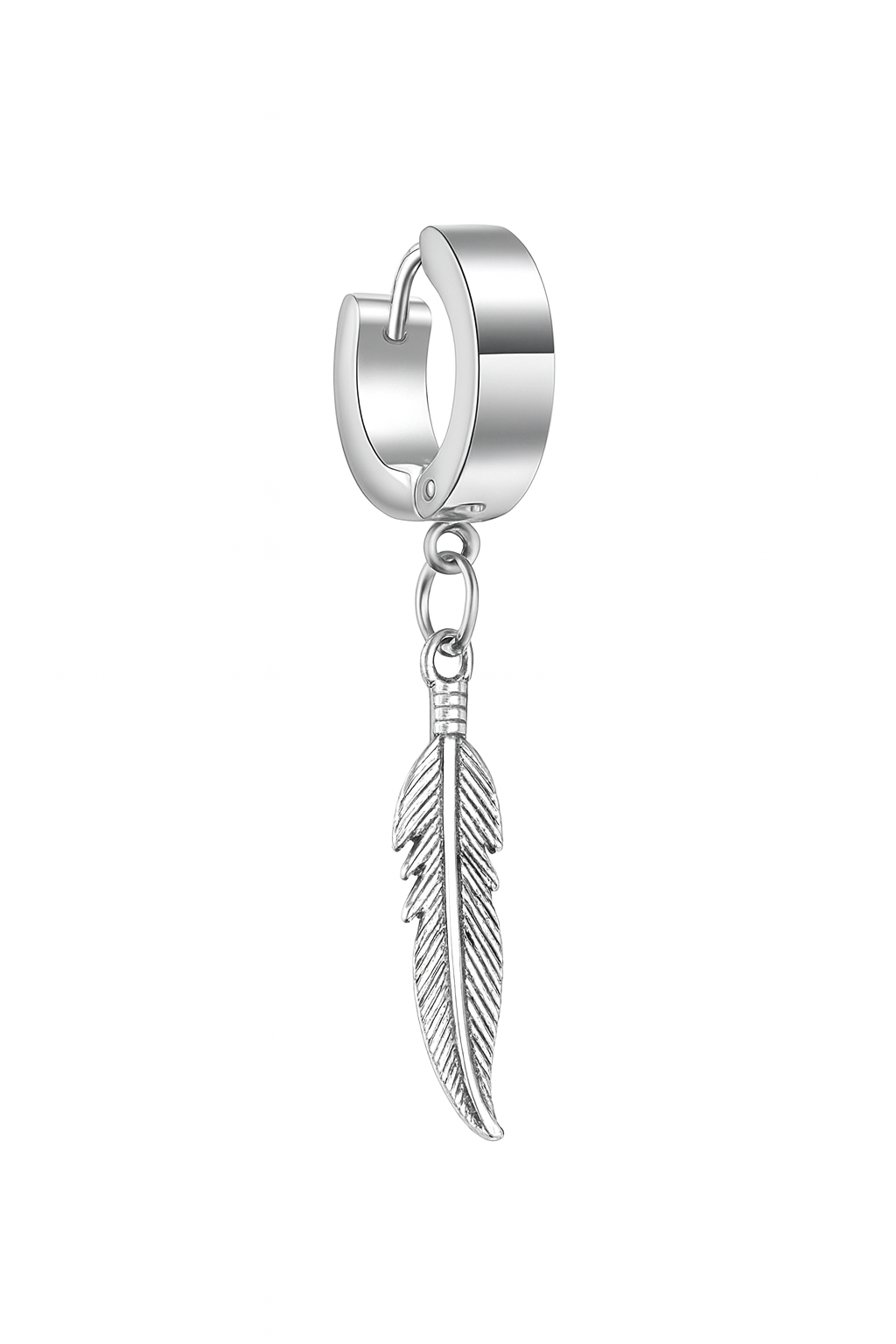 1Pc Stainless Steel Unisex Drop Earring