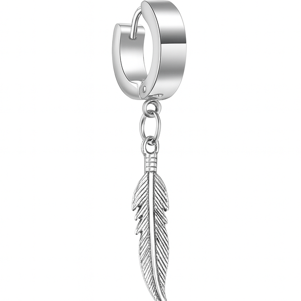 1Pc Stainless Steel Unisex Drop Earring