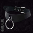 Women PU Leather Gothic Choker Necklace