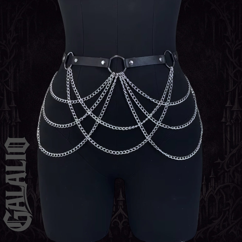 Women Fashion Belt Tassel Chain Street Style Chain Harness