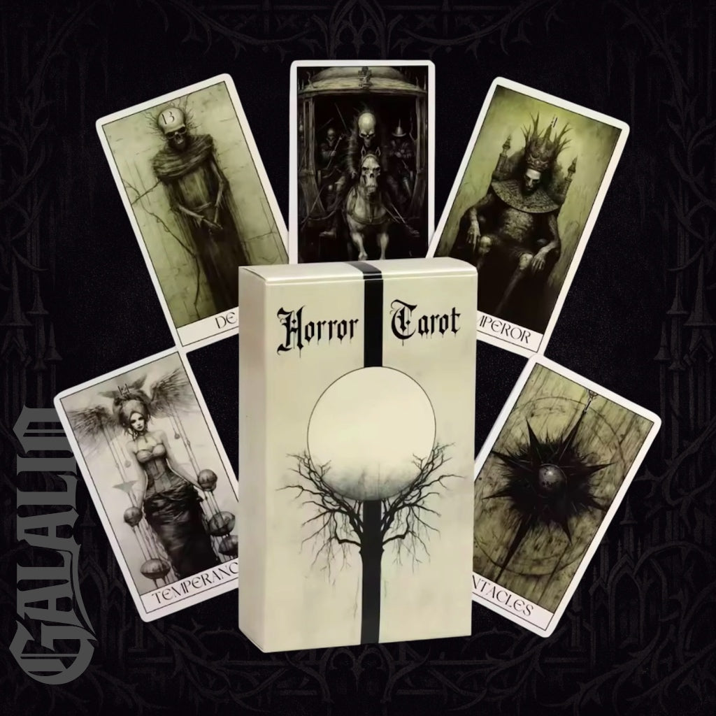Gothic Tarot Deck Horror Style Cards