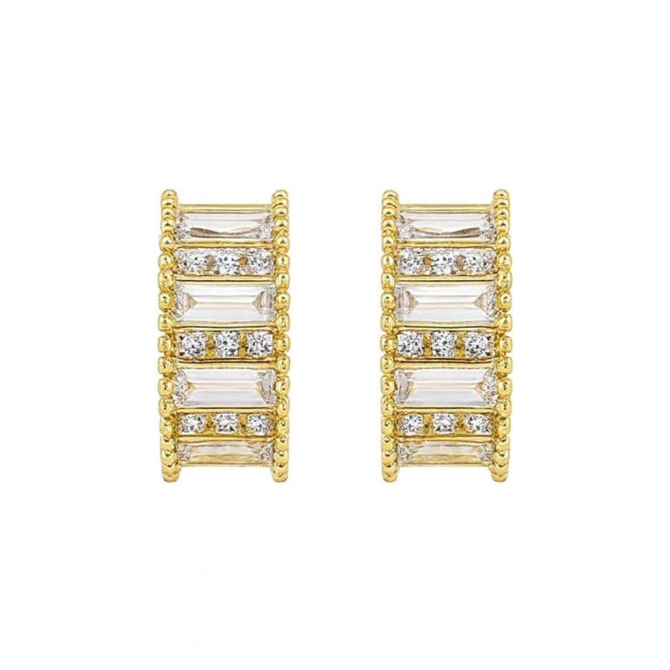 Women C-Shaped Simple Stud Earring