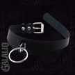 Women PU Leather Gothic Choker Necklace