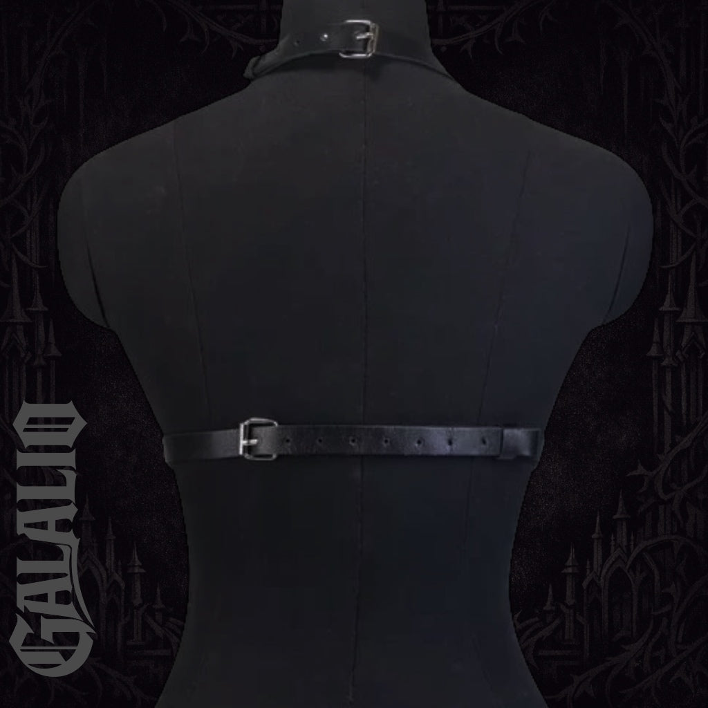 PU Leather Cage Bra Harness Chest Bra Harness