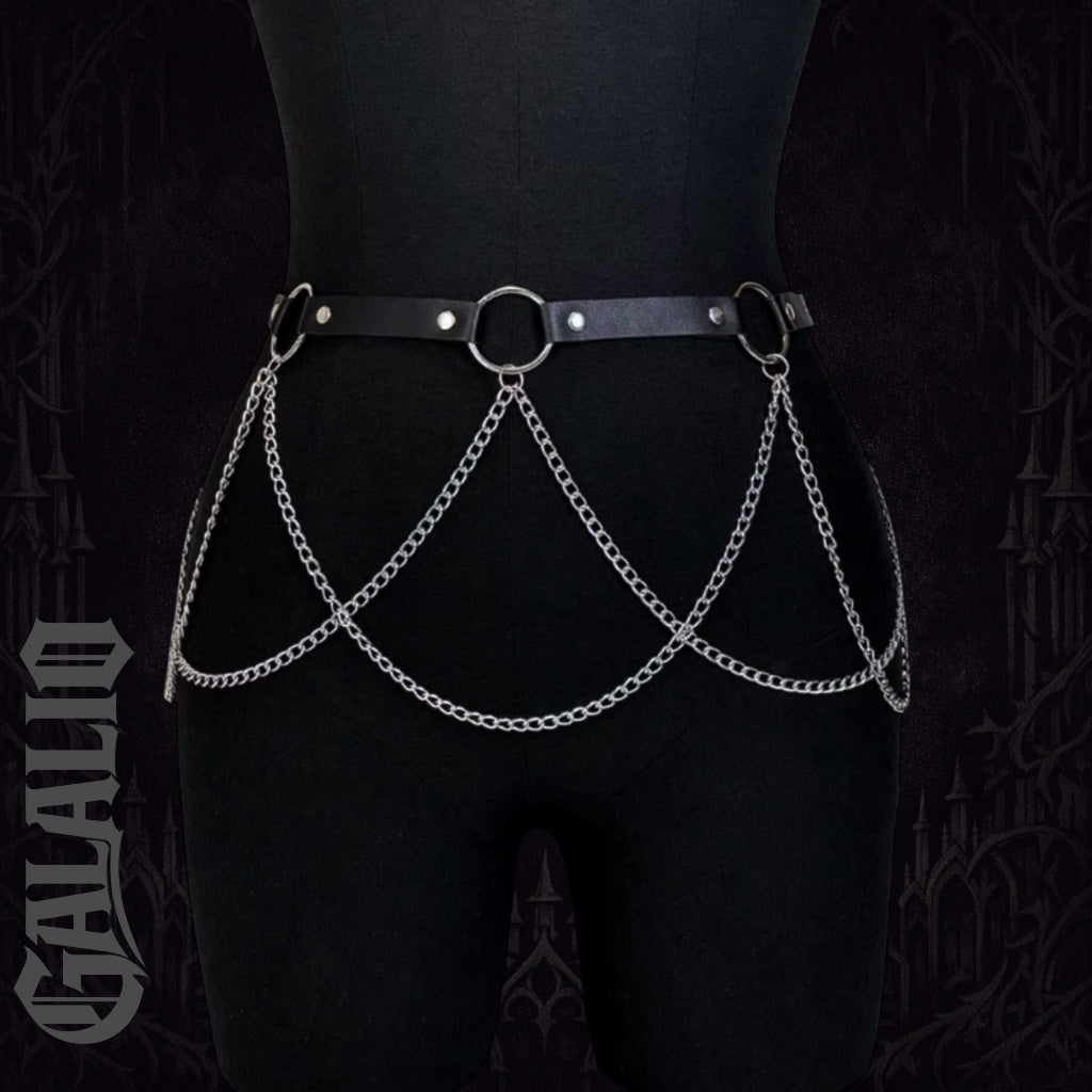 Women Fashion Black Belt Harness