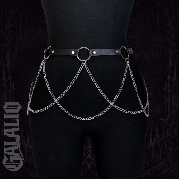 Women Fashion Black Belt Harness