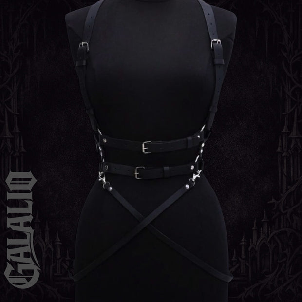 Women Punk Gothic Dark Black Personalized Fashion Body Harness