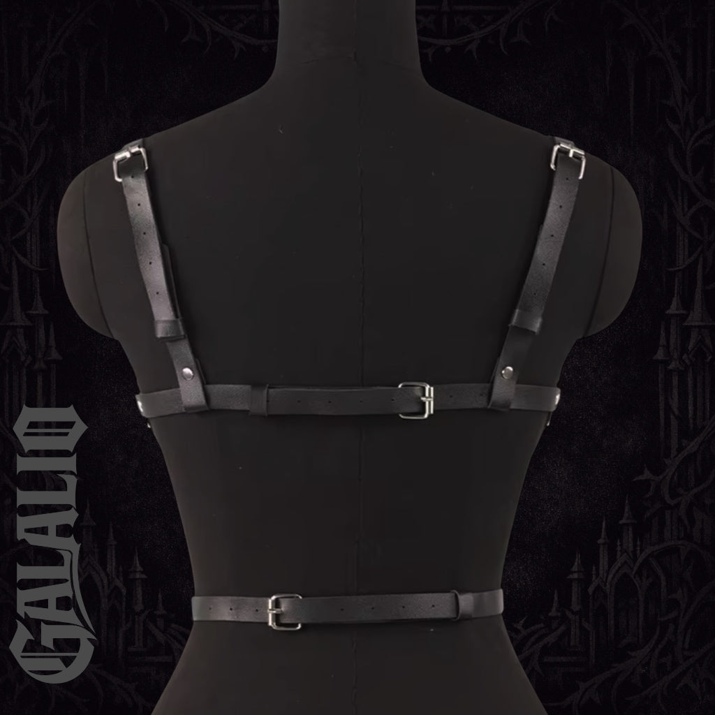 PU Leather Lingerie Harness Women Sexy Chest Bondage Harness