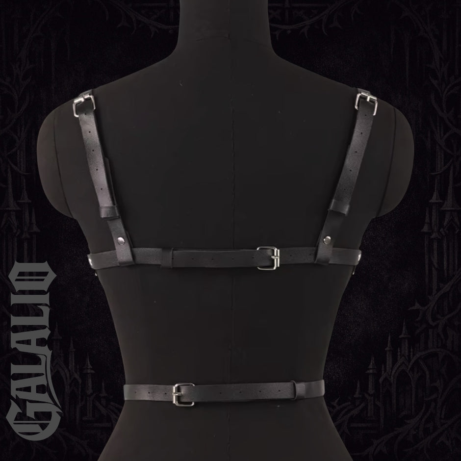 PU Leather Lingerie Harness Women Sexy Chest Bondage Harness
