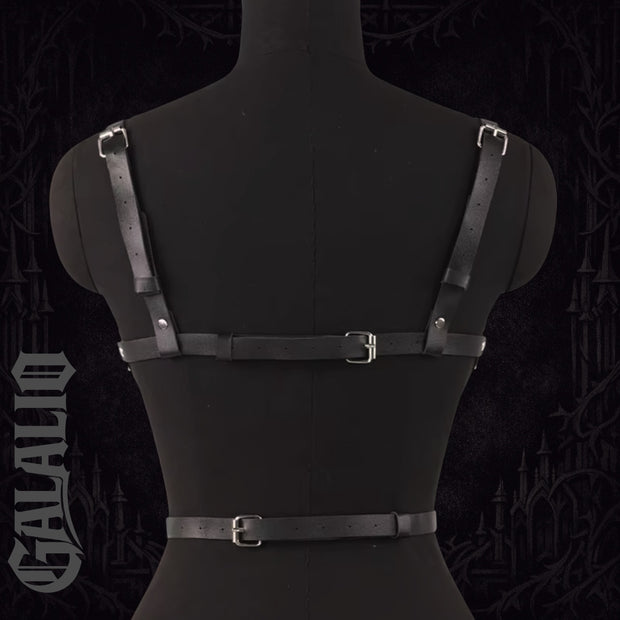 PU Leather Lingerie Harness Women Sexy Chest Bondage Harness