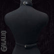 Women Black PU Leather Adjustable Body Harness