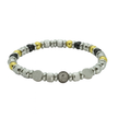 6mm Stainless Steel Beaded Bracelet #BBR-178