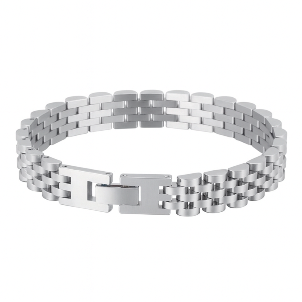 Stainless Steel 10mm Watch Chain Unisex Bracelet