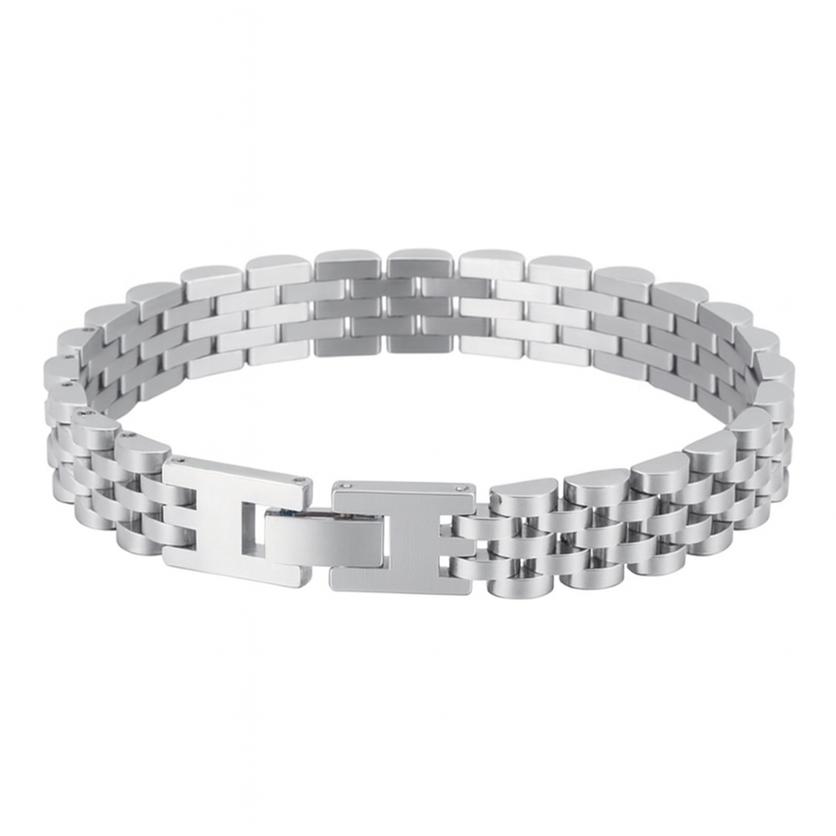 Stainless Steel 10mm Watch Chain Unisex Bracelet