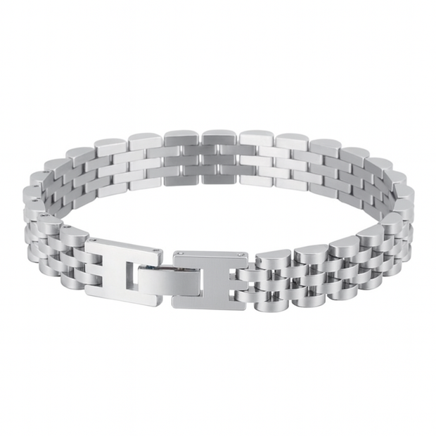 Stainless Steel 10mm Watch Chain Unisex Bracelet