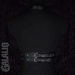 Women Gothic Black Leather Body Harness