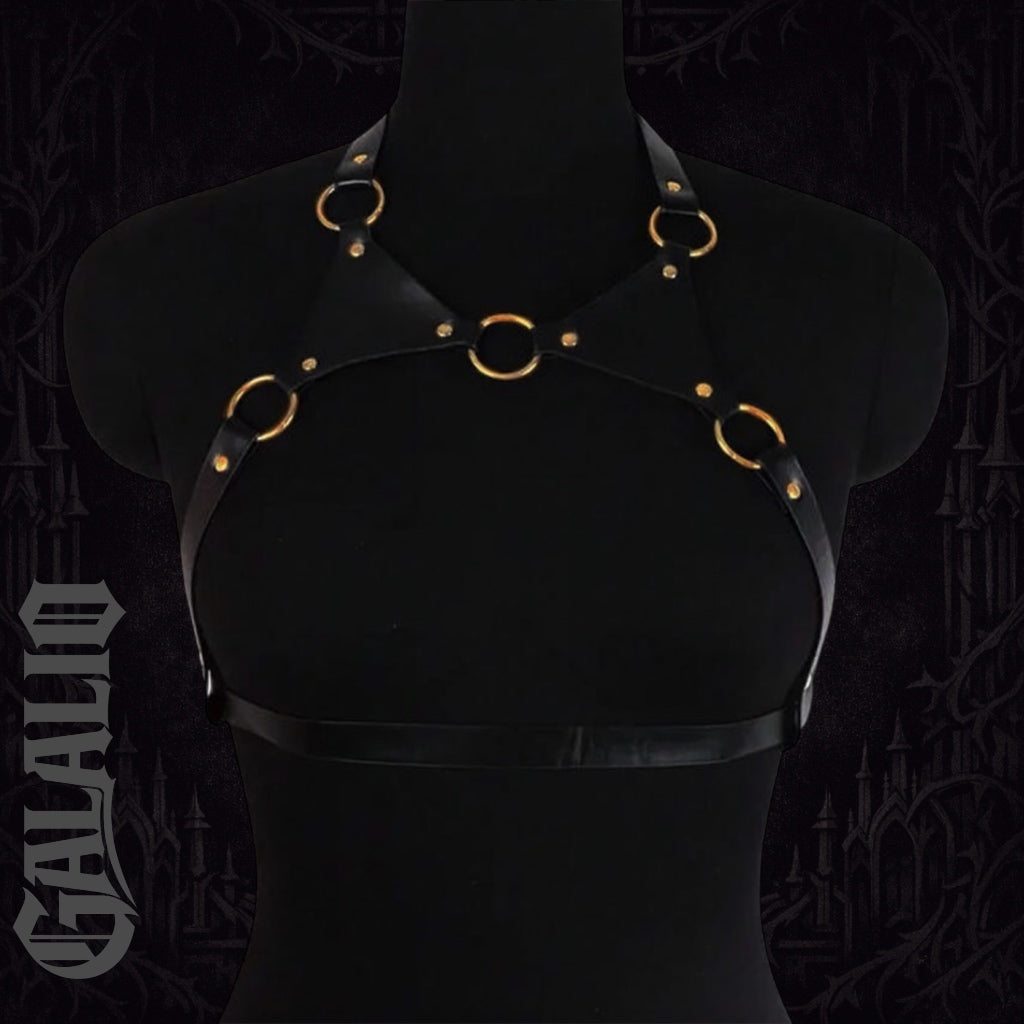 Women Punk Gothic Style Black Personalized Fashion Harness