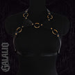 Women Punk Gothic Style Black Personalized Fashion Harness