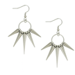 1Pair Women Punk Rock Spiked CCB Dangle Earrings