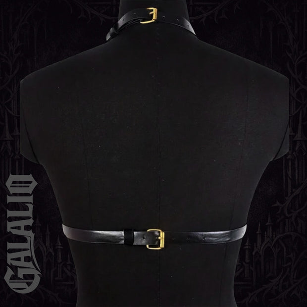 Women Punk Gothic Style Black Personalized Fashion Harness