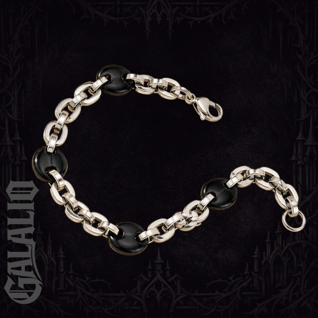 Unisex Stainless Steel Two Tones Bracelet