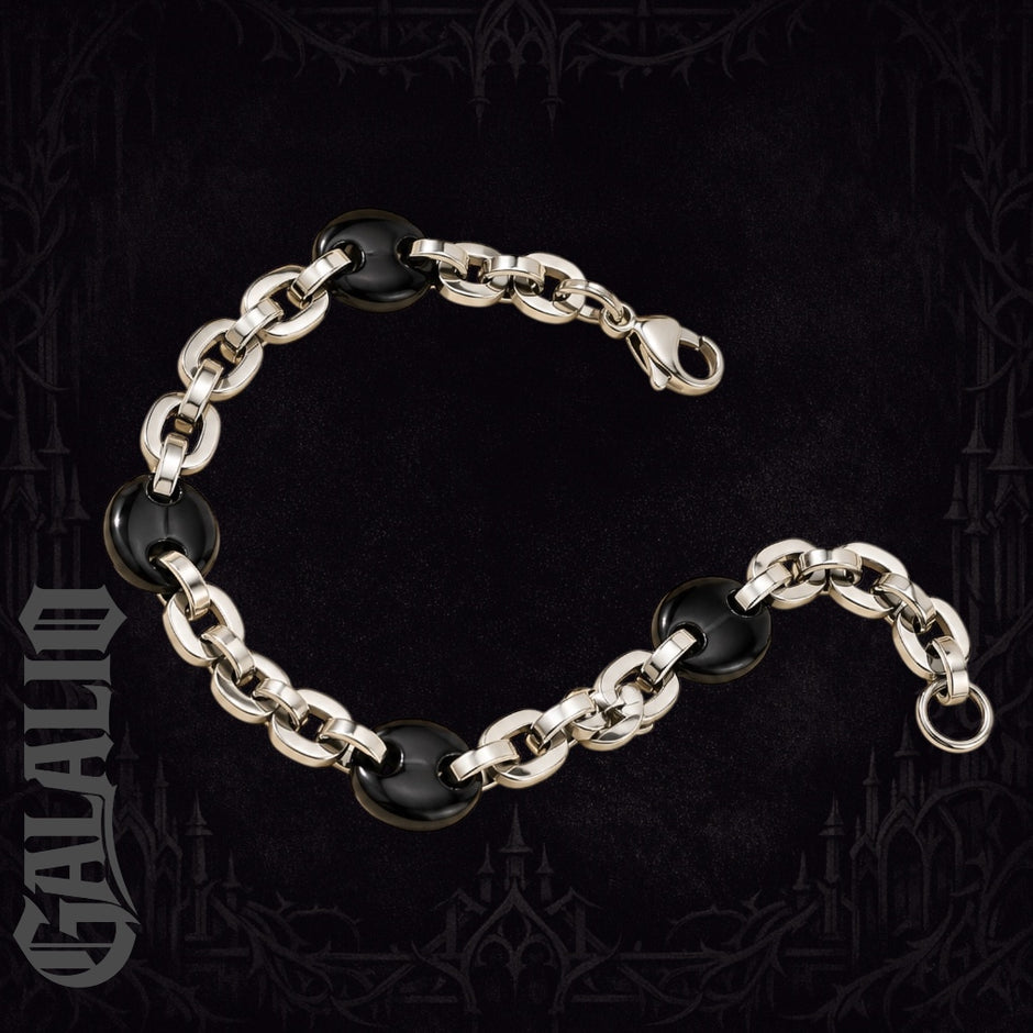 Unisex Stainless Steel Two Tones Bracelet
