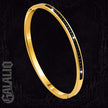 Women Stylish Design Stainless Steel Single Row Drill Bracelet