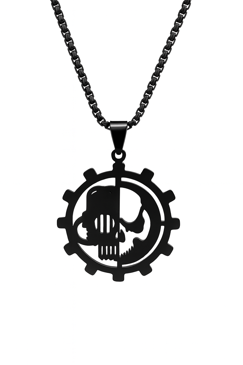 Stainless Steel Adeptus Pendant Necklace