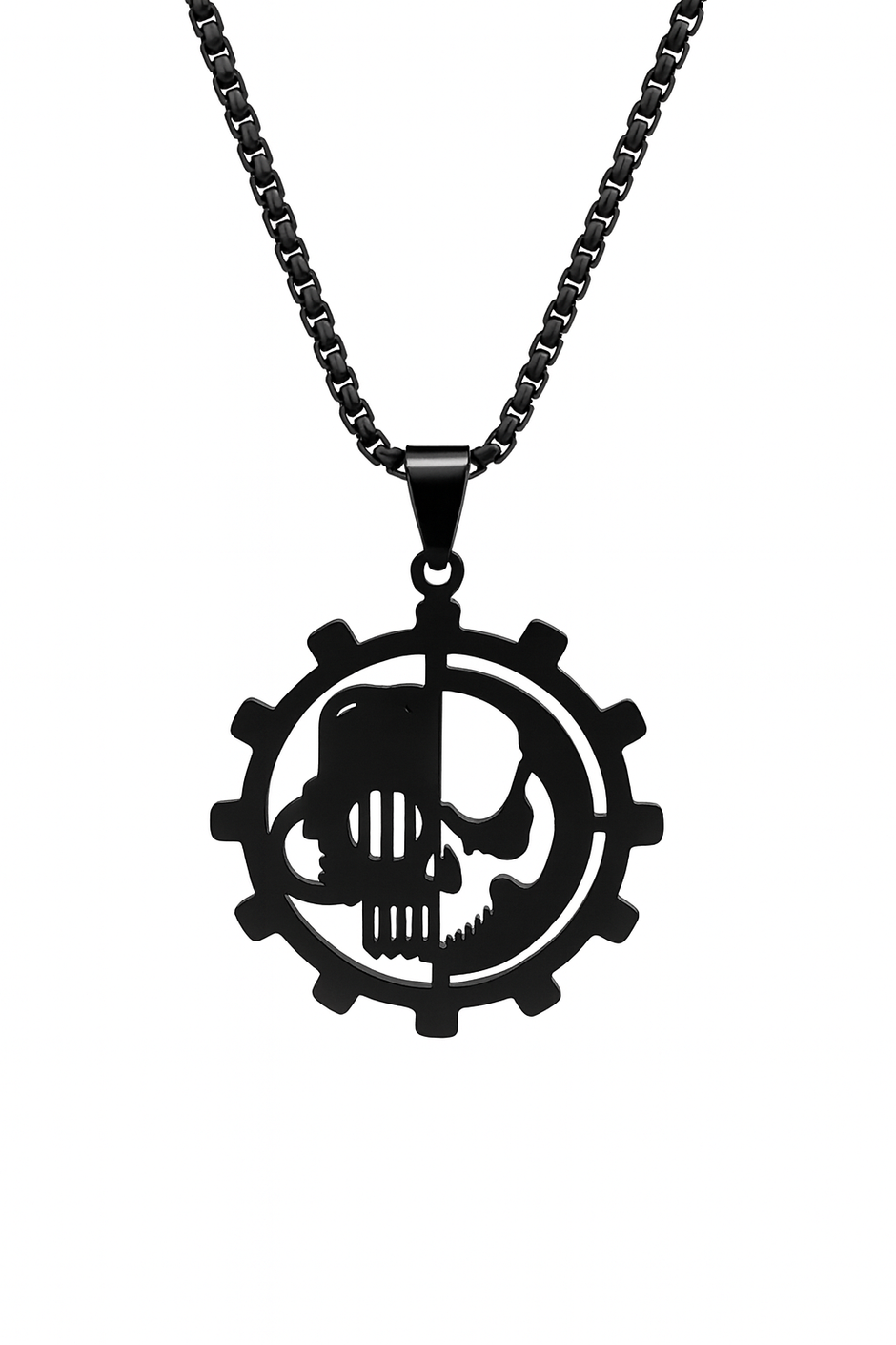 Stainless Steel Adeptus Pendant Necklace