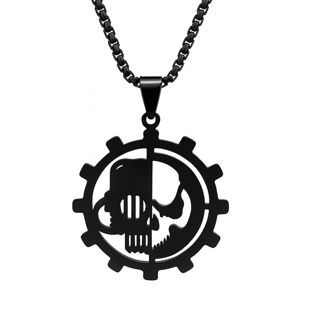 Stainless Steel Adeptus Pendant Necklace