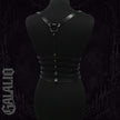 Women Gothic Style 5 Layer Chain Faux Leather Harness
