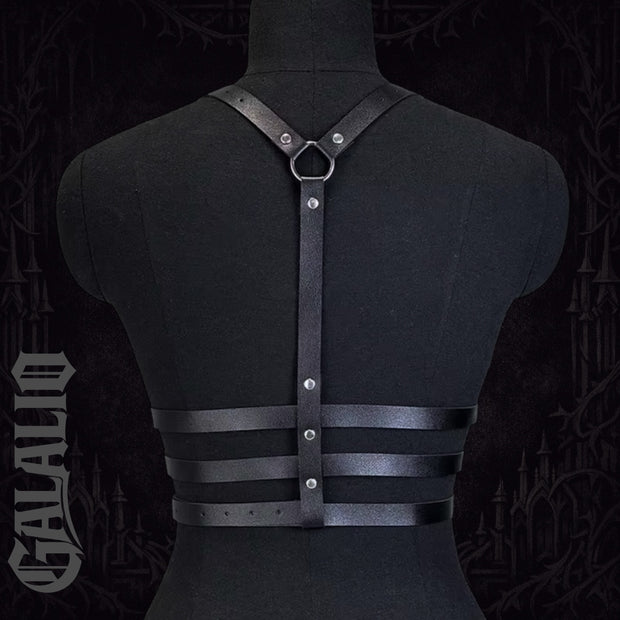 Women Fashion Waist Belt Leather Strap Chest Strap Suspenders Harness