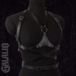 Women Punk Gothic Style Criss Cross Chest Harness