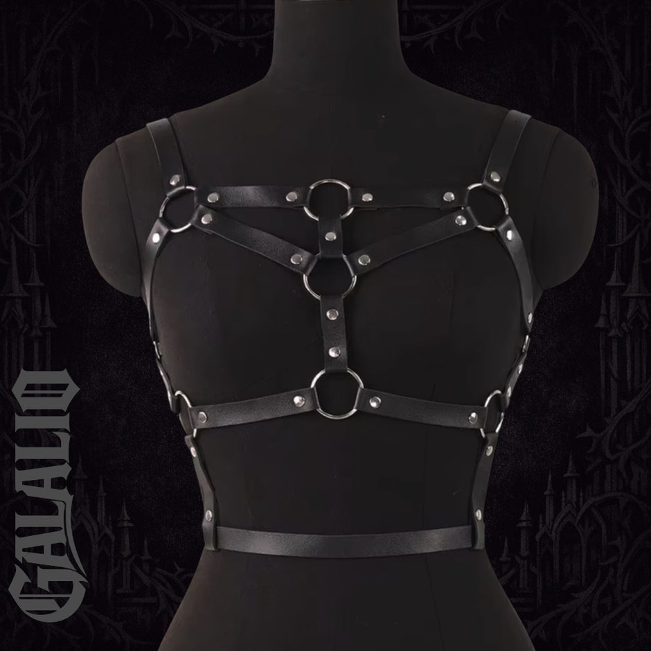 PU Leather Lingerie Harness Women Sexy Chest Bondage Harness