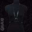 Women Stylish Faux Leather Choker Harness Belt