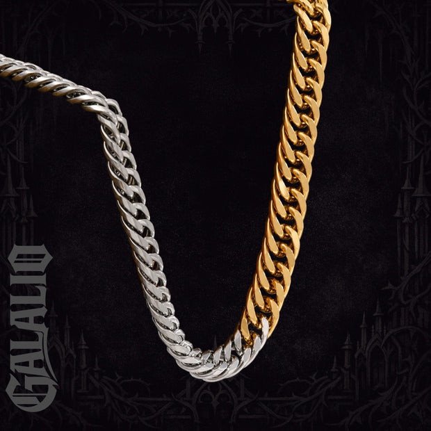 Double Color 316L Stainless Steel Chain Necklace