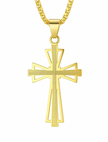 Stainless Steel Cross Pendant Necklace