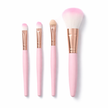 5Pcs Travel Size Pink Eye Makeup Brushes