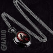 Exquisite Vintage Black Crow Goth Quartz Pocket Watch
